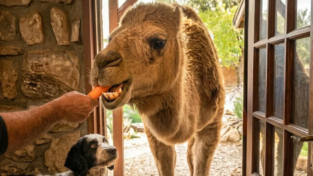 The Lonely Camel Who Found His Person