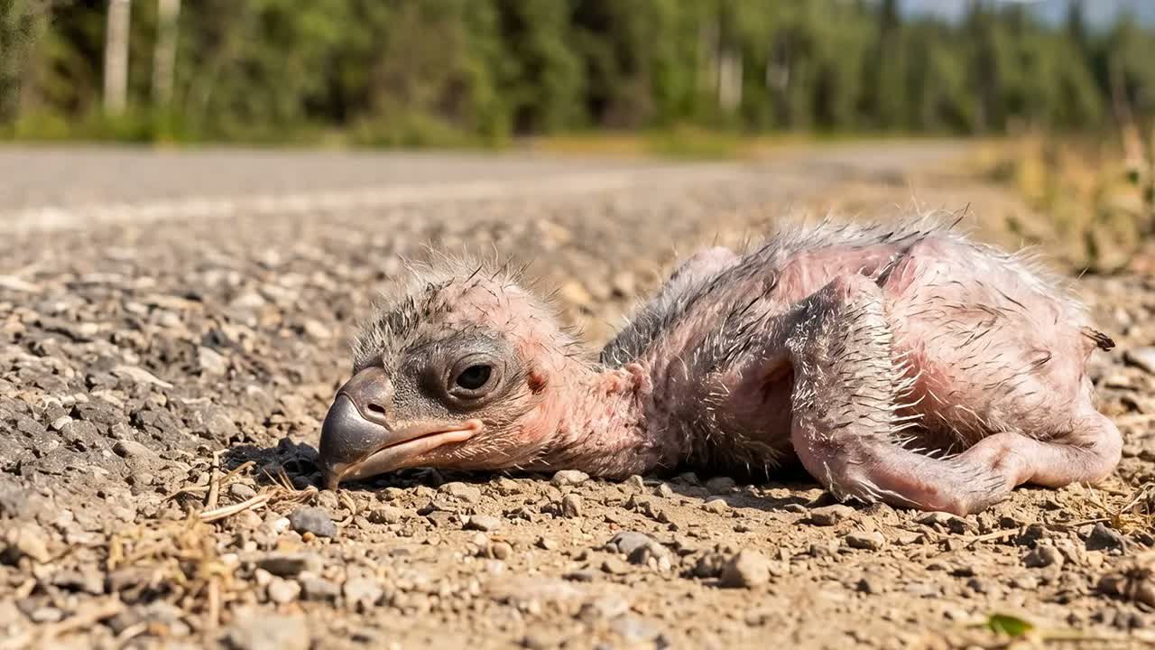 Rescuing a Tiny Bald Eagle Chick That Fell From Its Nest