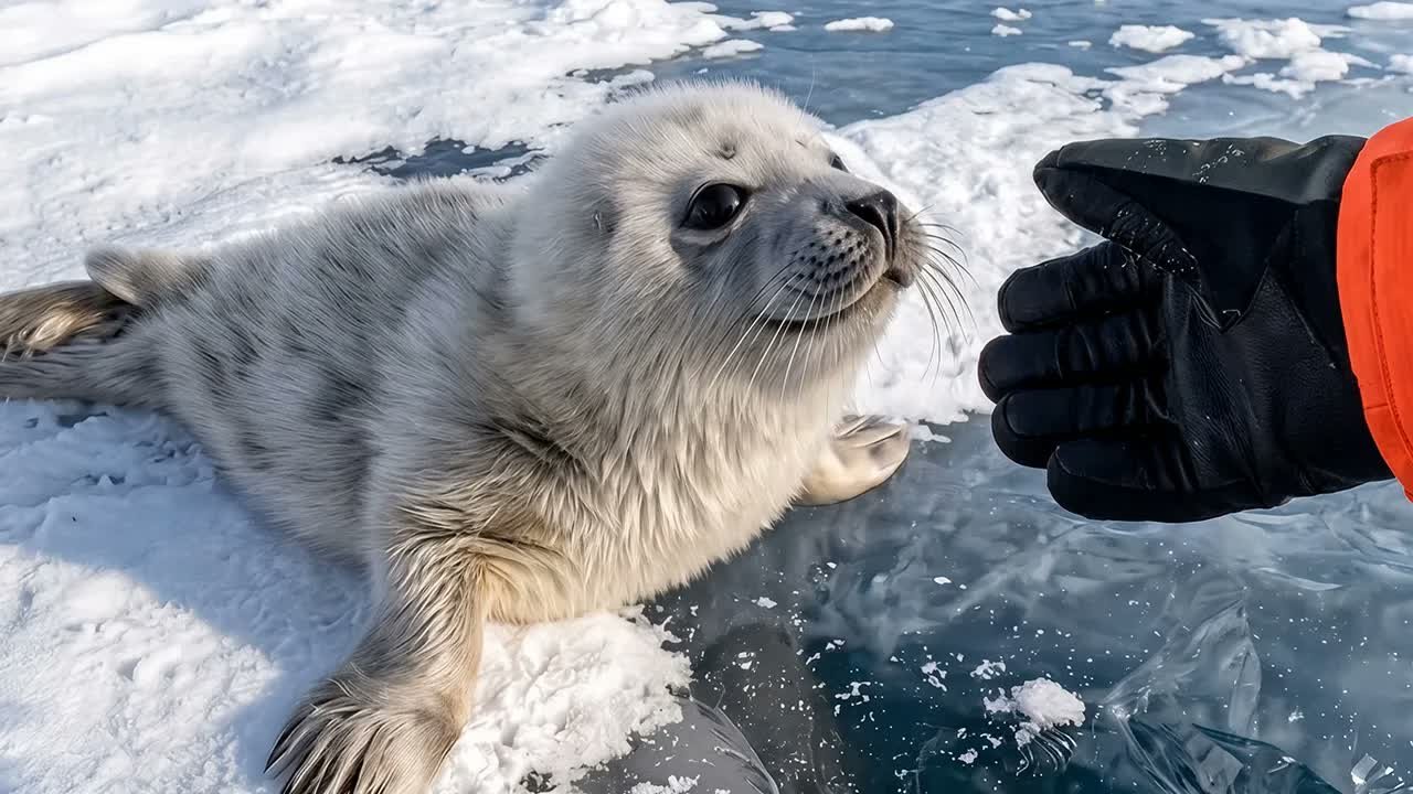 Baby Seal Was Too Weak to Survive Alone
