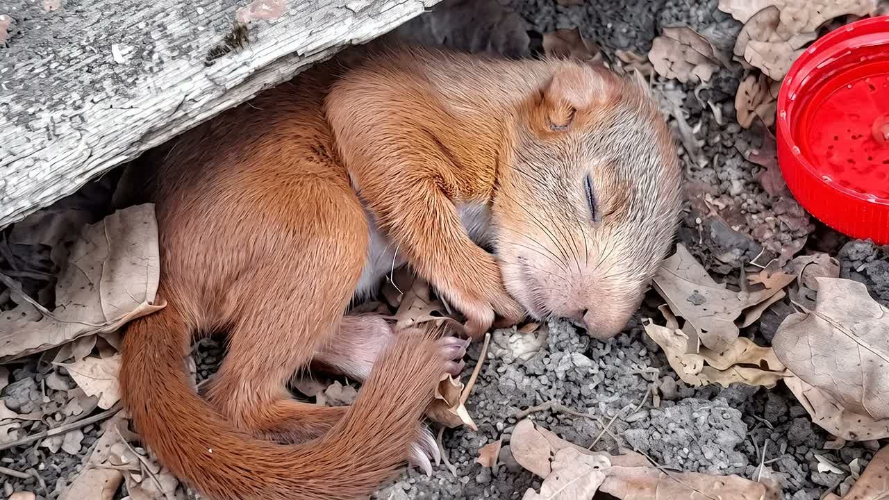 This Baby Squirrel Was Found Without His Mother